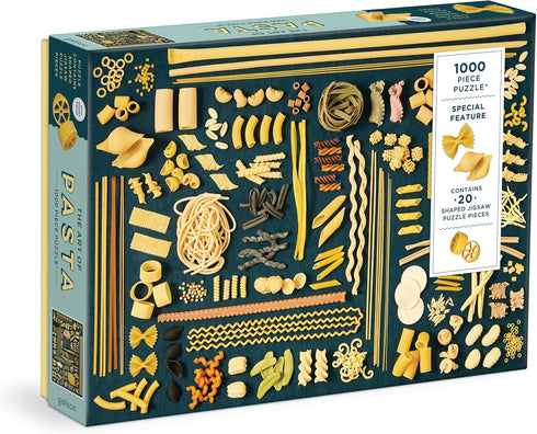 THE ART OF PASTA 1000 PIECE JIGSAW PUZZLE WITH SHAPED PIECES - SHAEFFER. LUCY