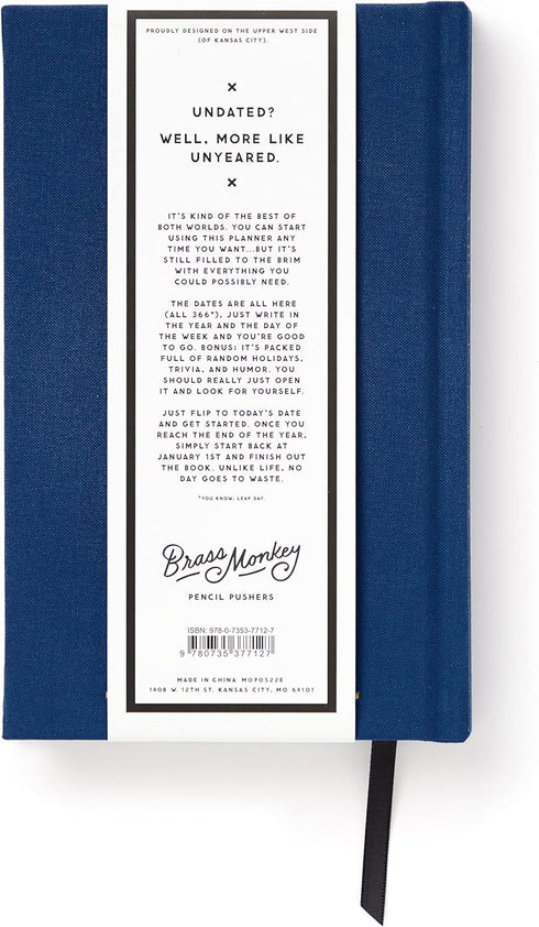 THINGS I'LL CANCEL LATER UNDATED MINI PLANNER - BRASS MONKEY; GALISON