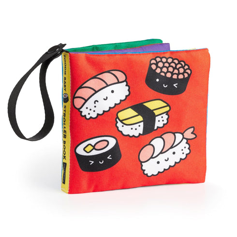 FOODIE BABY CRINKLE FABRIC STROLLER BOOK - MOCHI KIDS