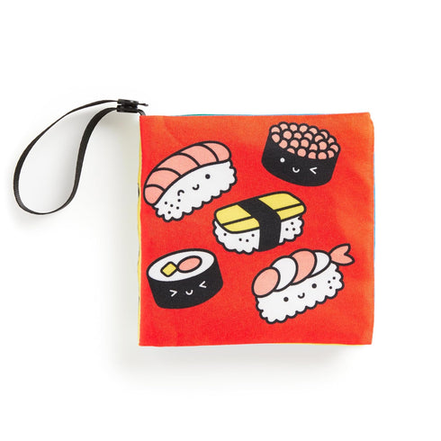 FOODIE BABY CRINKLE FABRIC STROLLER BOOK - MOCHI KIDS