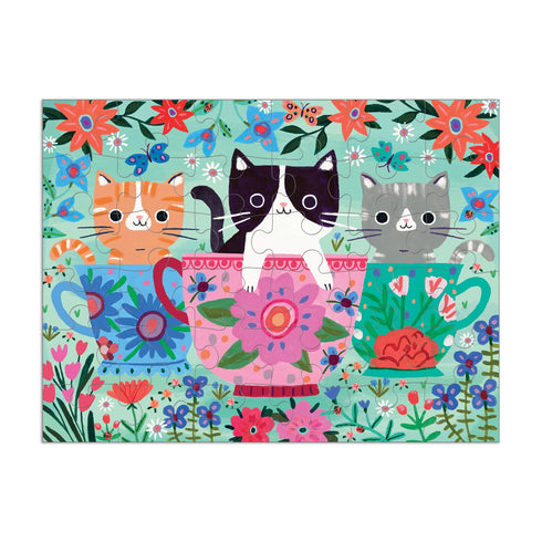 TEACUP KITTENS 36 PC PUZZLE TO GO