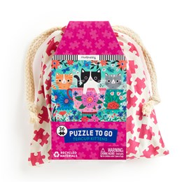 TEACUP KITTENS 36 PC PUZZLE TO GO