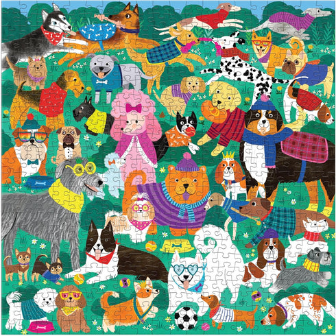 DOGGONE DAYS 500 PIECE JIGSAW PUZZLE - JONES. REBECCA