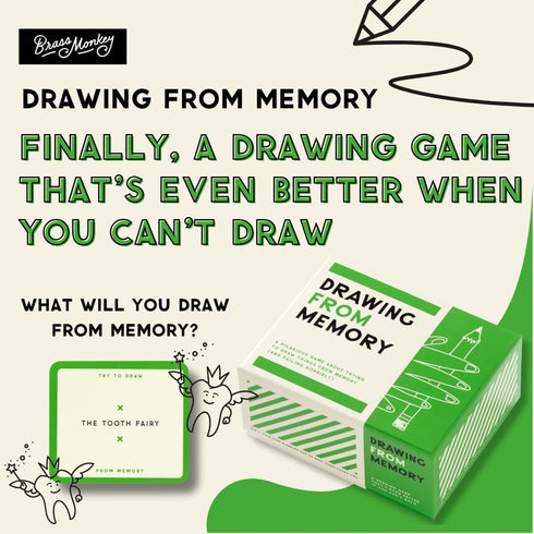 DRAWING FROM MEMORY GAME - BRASS MONKEY