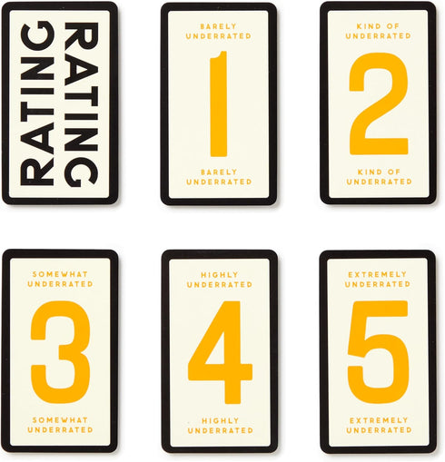 OVERRATED/UNDERRATED SOCAIL GAME - BRASS MONKEY