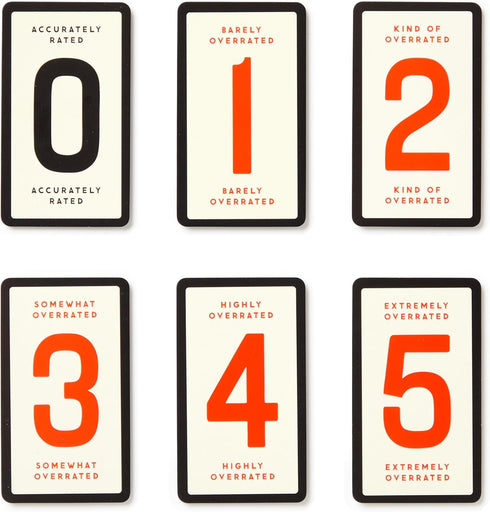 OVERRATED/UNDERRATED SOCAIL GAME - BRASS MONKEY