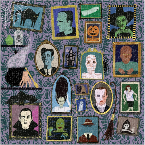 Spooky Portraits 500 Pc Foil