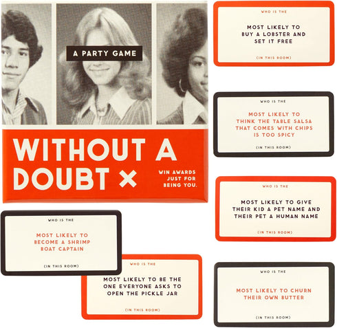 WITHOUT A DOUBT SOCIAL GAME - BRASS MONKEY