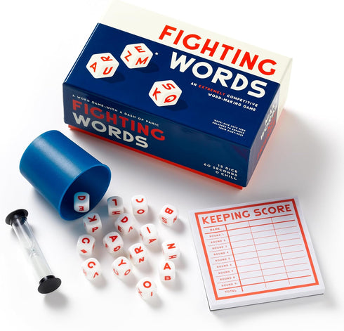 FIGHTING WORDS DICE GAME - BRASS MONEKY