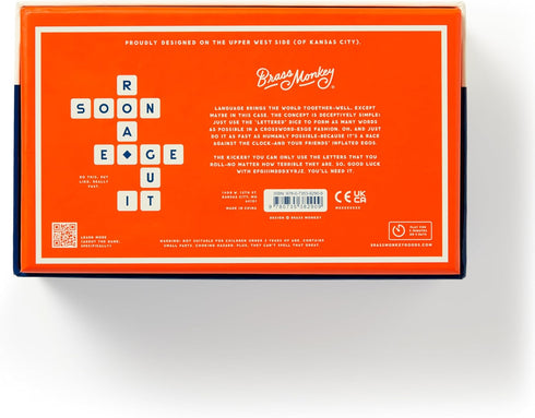 FIGHTING WORDS DICE GAME - BRASS MONEKY