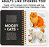 MOODY CATS STICKER BOOK - BRASS MONKEY