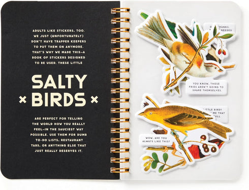 SALTY BIRDS STICKER BOOK - BRASS MONKEY