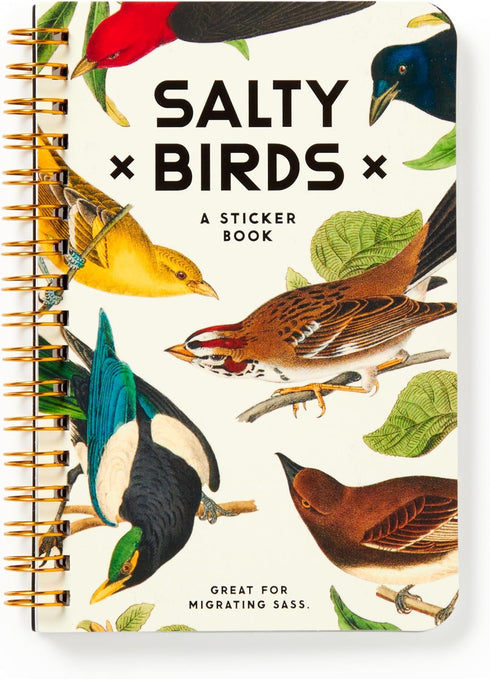 SALTY BIRDS STICKER BOOK - BRASS MONKEY