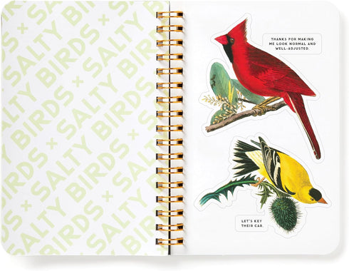 SALTY BIRDS STICKER BOOK - BRASS MONKEY