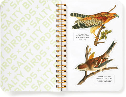 SALTY BIRDS STICKER BOOK - BRASS MONKEY