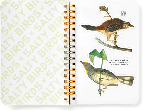 SALTY BIRDS STICKER BOOK - BRASS MONKEY