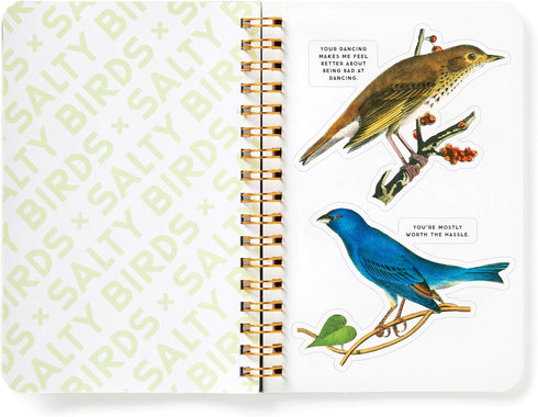SALTY BIRDS STICKER BOOK - BRASS MONKEY