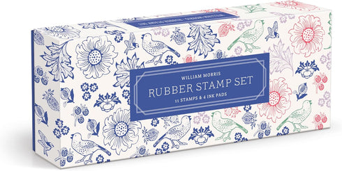WILLIAM MORRIS RUBBER STAMP SET