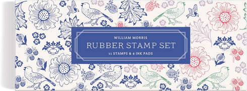 WILLIAM MORRIS RUBBER STAMP SET