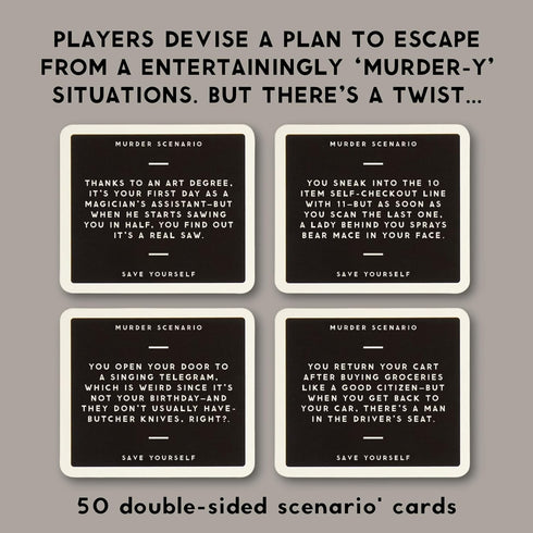 NOT TODAY, MURDER GAME - BRASS MONEKY