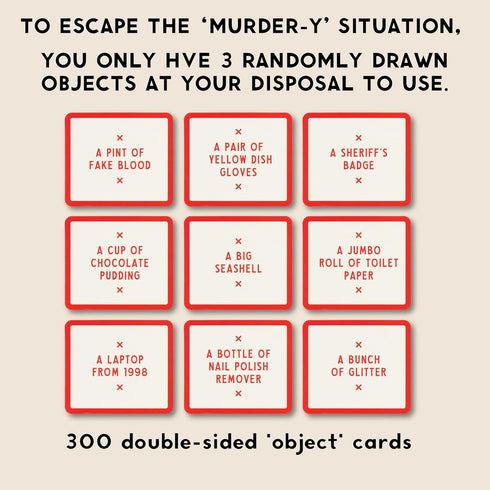 NOT TODAY, MURDER GAME - BRASS MONEKY