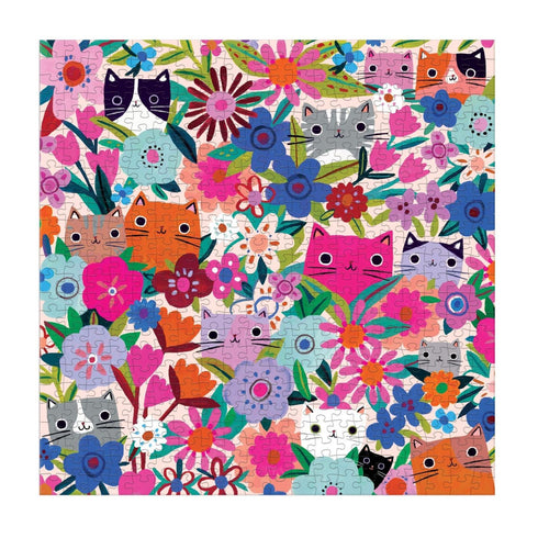 Blooming Cats 500 Pc Puzzle