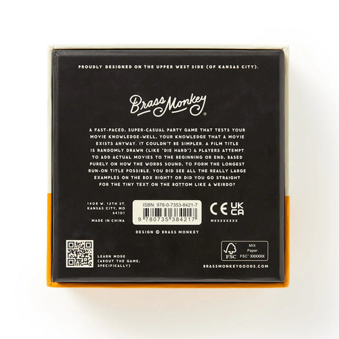 WORKING TITLE GAME - BRASS MONEKY