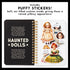 HAUNTED DOLLS STICKER BOOK - BRASS MONKEY