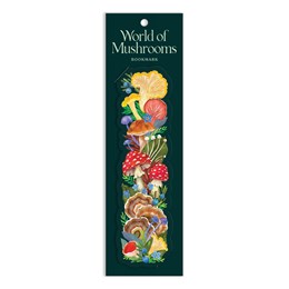 WORLD OF MUSHROOMS PAPER BOOKMARK - GALISON
