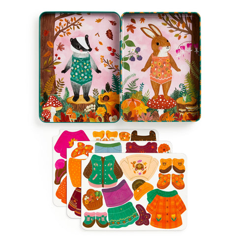FOLKLORE FOREST MAGNETIC DRESS-UP TIN