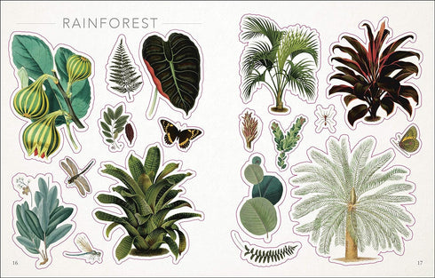 THE BOTANIST'S STICKER ANTHOLOGY (1,000+ VINTAGE STICKERS) - DK