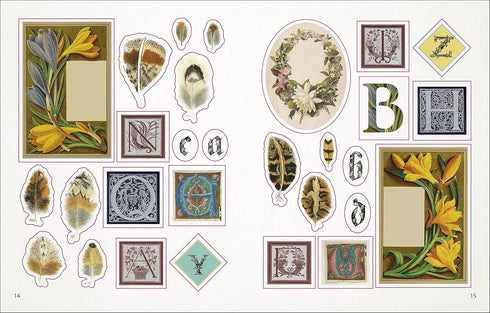 BEES, BIRDS & BUTTERFLIES STICKER ANTHOLOGY (1,000+ VINTAGE STICKERS) - DK