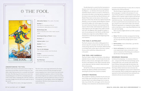 SACRED ART OF TAROT - DEAN. LIZ