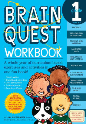 BRAIN QUEST WORKBOOK GRADE 1