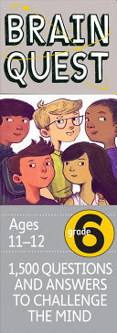 BRAIN QUEST FLASH CARDS GRADE 6