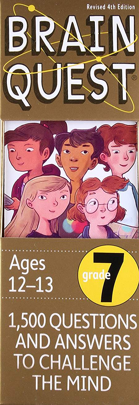 BRAIN QUEST FLASH CARDS GRADE 7