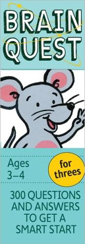 BRAIN QUEST FLASH CARDS AGES 3-4