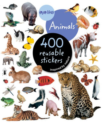 ANIMALS EYELIKE STICKER BOOK