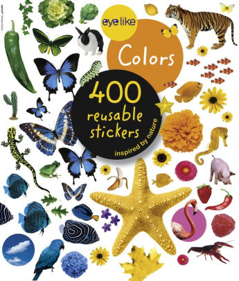 COLORS EYELIKE STICKER BOOK - WORKMAN