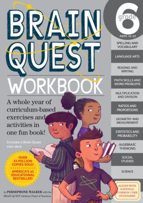 BRAIN QUEST WORKBOOK GRADE 6
