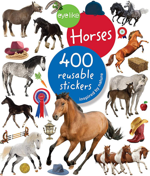 HORSES EYELIKE STICKERS - WORKMAN PUBLISHING