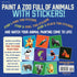 PAINT BY STICKER KIDS: ZOO ANIMALS - WORKMAN