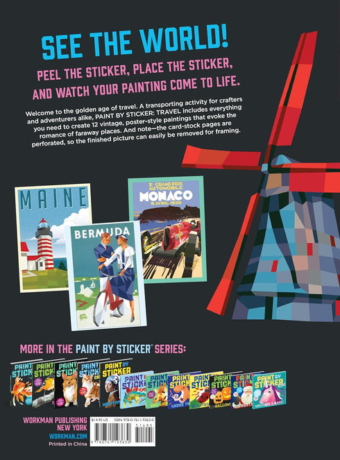 PAINT BY STICKER: TRAVEL -WORKMAN