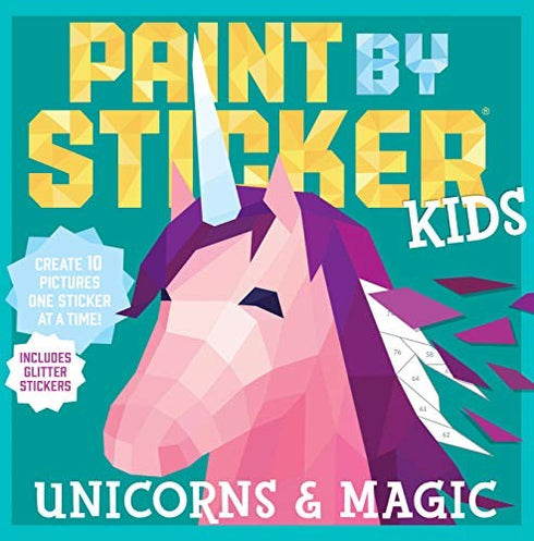 PAINT BY STICKER KIDS: UNICORNS & MAGIC -WORKMAN PUBLISHING