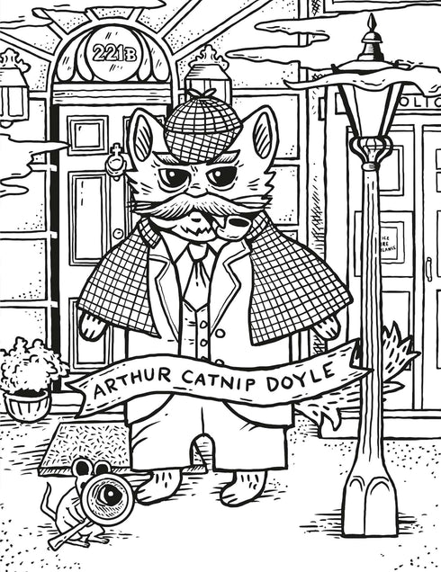 LITERARY CATS COLORING BOOK - SHAFFER. ANDREW