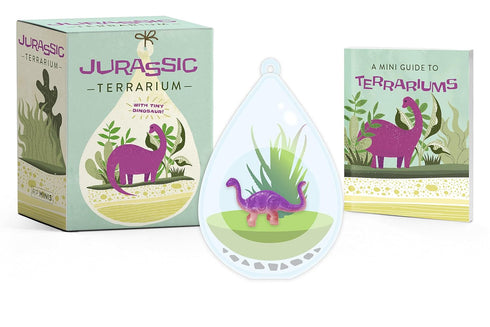 JURASSIC TERRARIUM: WITH TINY DINOSAUR! - RUNNING PRESS