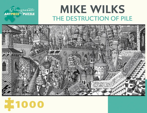 DESTRUCTION OF PILE 1000 PIECE PUZZLE - WILKS. MIKE