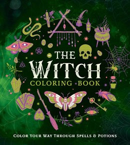 THE WITCH COLORING BOOK - CHARTWELL BOOKS