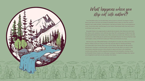 BEAUTIFUL NATURE COLORING BOOK: CELEBRATE THE NATURAL WORLD - CHARTWELL BOOKS