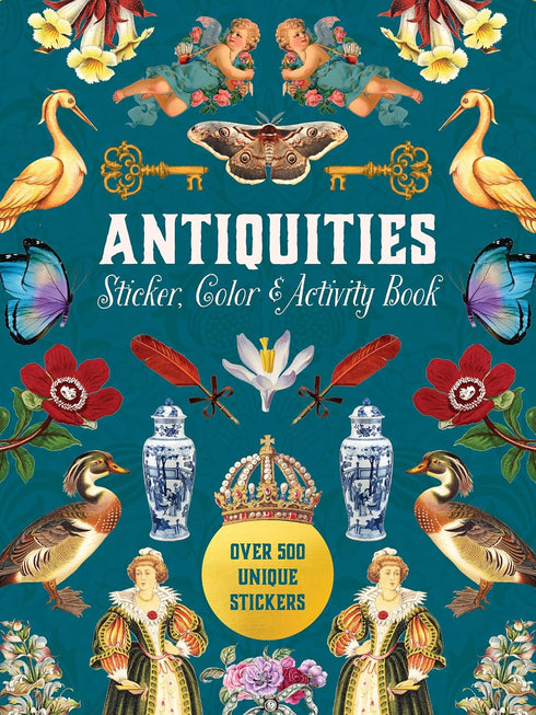 ANTIQUITIES STICKER, COLOR AND ACTIVITY BOOK - EDITORS OF CHARTWELL BOOKS